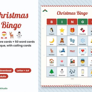 Christmas Mega Bundle: Party Games, Bingo, Scavenger Hunt, Kids Activities (Digital Download) image 4