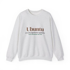 Ubuntu Sweatshirt, South African Crewneck, Saffa Gift afbeelding 3