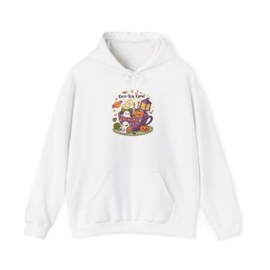 Boo-Tea Time Ghost Tea Party Halloween Hoodie, Funny Spooky Season Hoodie, Quirky Halloween Gift Bild 1