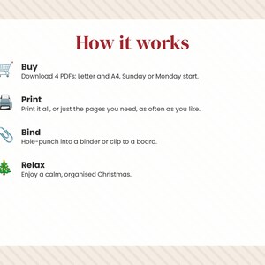 2026 Christmas Planner Printable, Holiday Budget, Gift Tracker, Menu (Digital Download) image 7