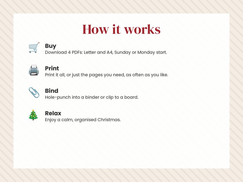 2026 Christmas Planner Printable, Holiday Budget, Gift Tracker, Menu (Digital Download) image 7