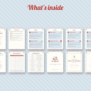 30 Christmas Minute to Win It Games, Festive Party Challenges (Digital Download) image 2