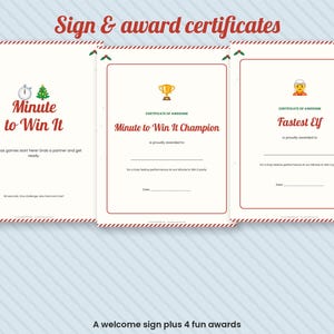 30 Christmas Minute to Win It Games, Festive Party Challenges (Digital Download) image 5