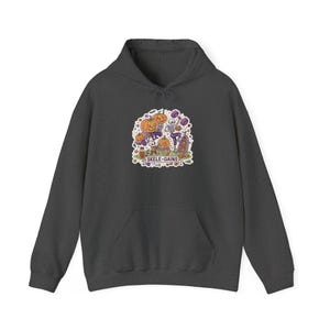 Skele-Gains Skeleton Gym Halloween Hoodie, Funny Spooky Season Hoodie, Quirky Halloween Gift image 5