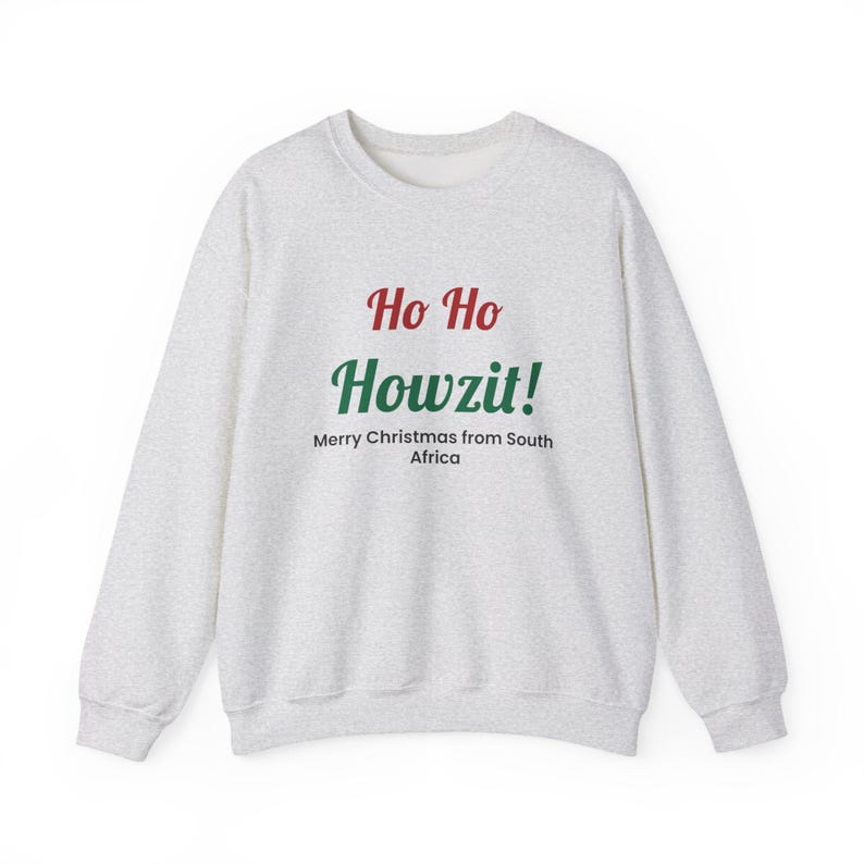 Ho Ho Howzit Christmas Sweatshirt, South African Gift immagine 4
