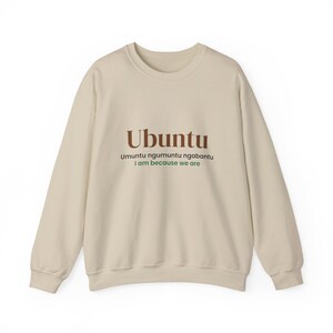 Ubuntu Sweatshirt, South African Crewneck, Saffa Gift afbeelding 5