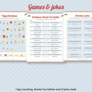 Christmas Activity Pack for Kids, Printable Word Search, Mazes, Letter to Santa (Digital Download) image 5