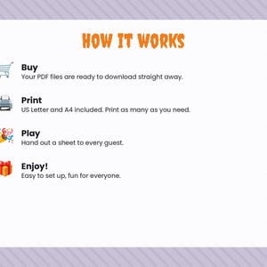 Halloween Picture Bingo for Kids, 30 Unique Cards, Classroom Party Game (Digital Download) image 3