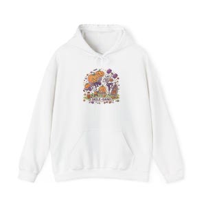Skele-Gains Skeleton Gym Halloween Hoodie, Funny Spooky Season Hoodie, Quirky Halloween Gift image 1