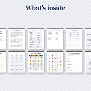 2027 New Year's Eve Party Games Bundle, Printable Trivia (Digital Download) image 2