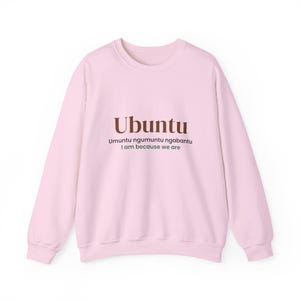 Ubuntu Sweatshirt, South African Crewneck, Saffa Gift afbeelding 1