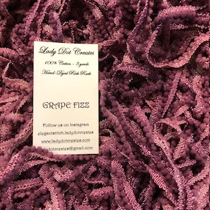 Pom Pom Trim - Grape Fizz - Hand-dyed Mini DMC 3835