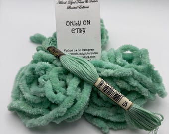 Chenille Trim - Hand-Dyed 100% Cotton Jumbo DMC 564 LIMITED EDITION