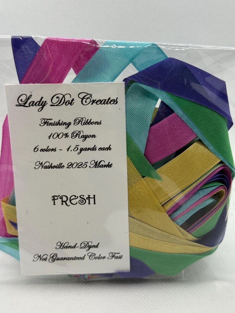Finising Ribbon Ribbon Packs: Hand-dyed 9/16