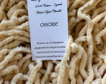 Chenille Trim - Chickie - Hand-dyed 100% Cotton Jumbo