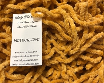 Chenille Trim - Mother Lode - Hand-dyed 100% Cotton Jumbo DMC 728