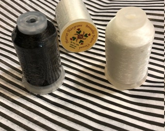 Harriet Hargrave's Invisible Nylon Thread Spool "AKA "Magic Thread" - Clear OR Smoke Color Choices