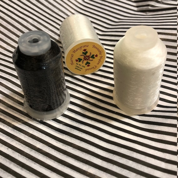 Harriet Hargrave's Invisible Nylon Thread Spool aka magic Thread Clear OR  Smoke Color Choices -  Canada