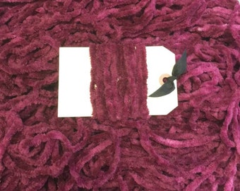 Chenille Trim - Chianti - Hand-dyed 100% Cotton Jumbo