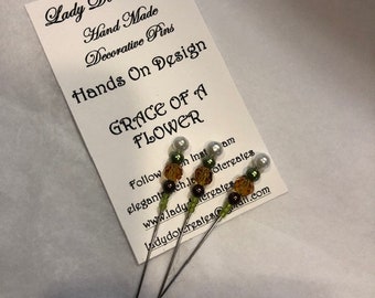 Hands On Design Grace of a Flower 3 Pin Set