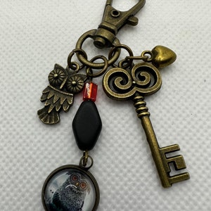 Antique Brass Scissor Fobs - Listing Two