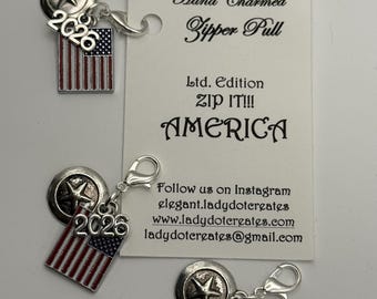 Zip-It - Limited Edition Etsy Only -"Zip It America" - not available wholesale