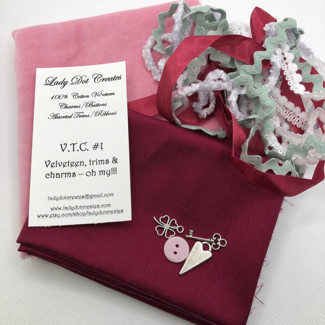 Finishing Supply Package Trims/charms/fabrics Limited Edition 1 SALE 25