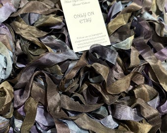 RIBBONS Xmas In July Ltd Edition 100% Silk Gloriana Sierra Haze
