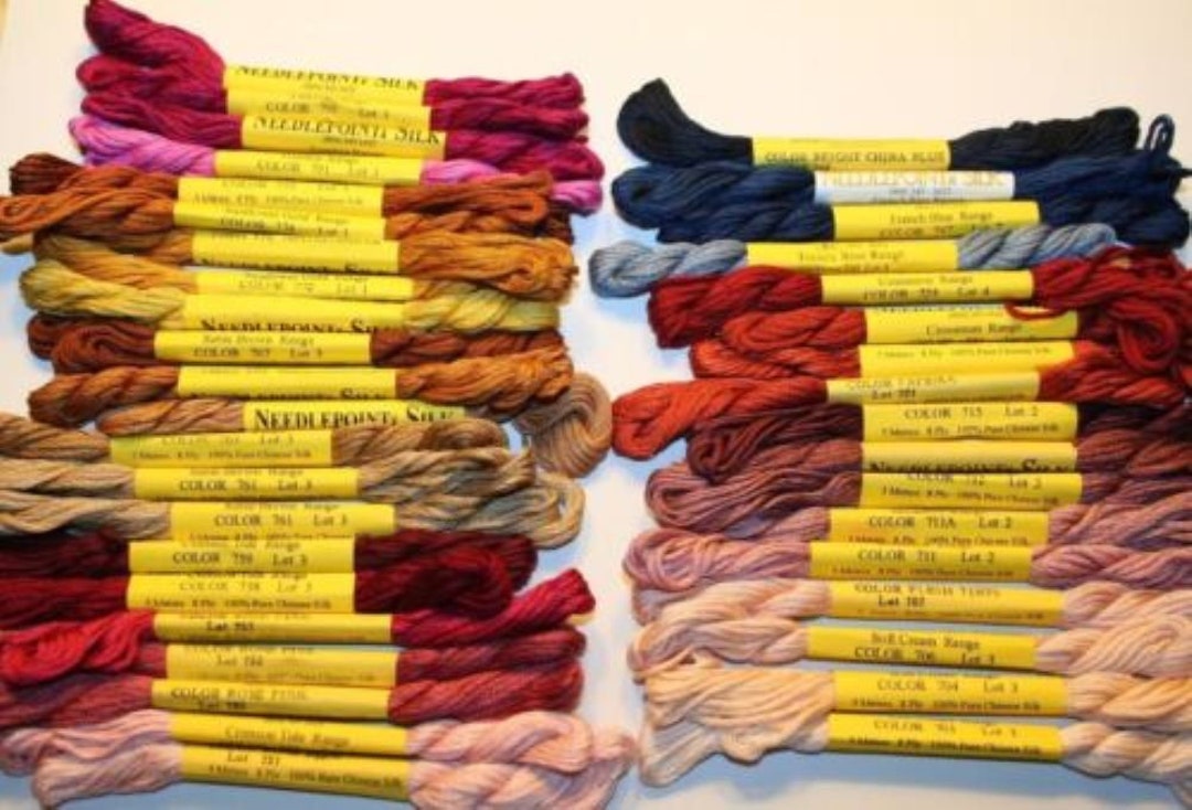 Needlepoint Inc. Silk Thread Colors 101 252 Etsy