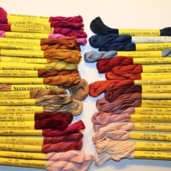 Needlepoint Inc. Silk Thread Colors 101 - 252
