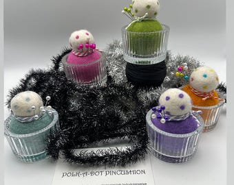 PINCUSHION Xmas In July Ltd Edition Etsy Only Polka Dot Pincushion