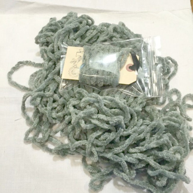 Chenille Trim Rainy Handdyed 100 Cotton Jumbo DMC 927 Etsy