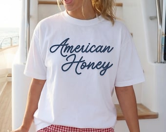 American Honey Comfort Colors T-Shirt, Southern Country Concert Outfit Graphic Tee