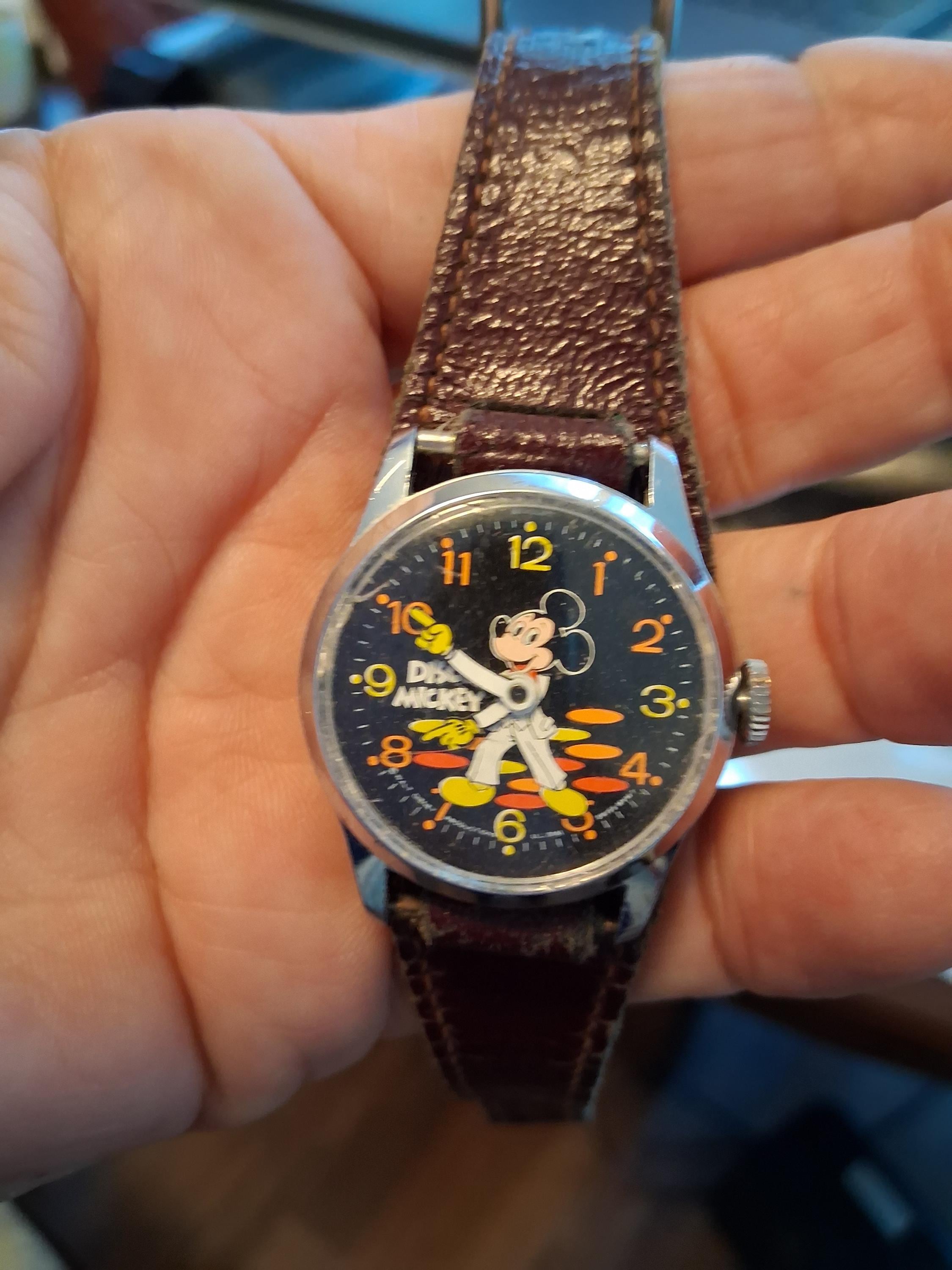 Mickey Mouse Tank Watch - Etsy