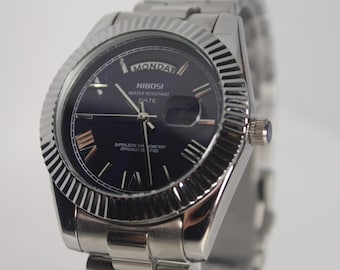 Luxury Men’s Stainless Steel Watch