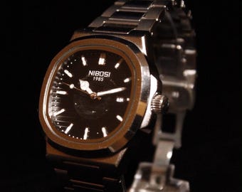 Reloj de lujo old school para hombre en acero inoxidable