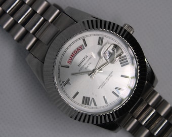 Luxury Men’s Stainless Steel Watch