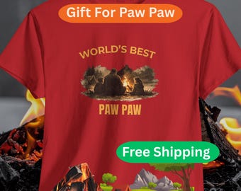 Paw Paw T-Shirt | Camping Grandpa Gift
