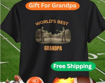Grandpa Football T-Shirt | Vintage Style