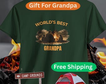 Grandpa T-Shirt | Camping Paw Paw Gift