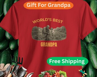Grandpa Gardening T-Shirt | Vintage Style