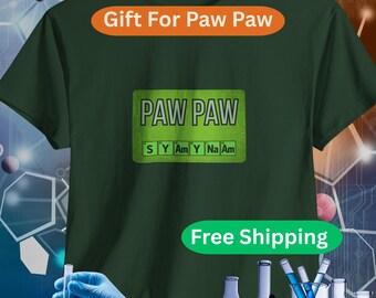 Funny Paw Paw Science T-Shirt – Chemistry Grandpa Gift