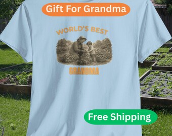 Grandma Gardening T-Shirt | Vintage Style