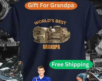 Grandpa Mechanic T-Shirt | Vintage Style