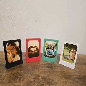 Mini Photo Frame | Wallet Size | Fits 2x3 picture without white border | Polaroid Snap, Snap Touch, Zip, Mint Cameras Printers Zink