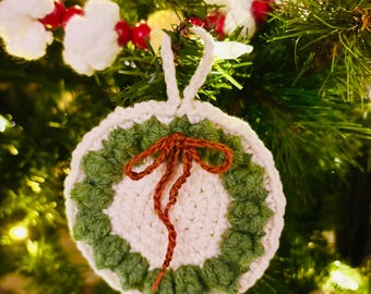 Couronne de Noël au crochet CHELSEAS MOTIF SEULEMENT