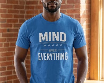Camiseta "La mente sobre todo" / Camiseta gráfica "Colosenses 3:2" /