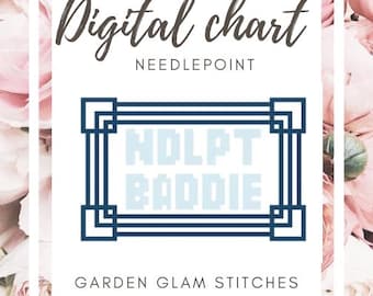 Gráfico de bordado digital Ndlpt Baddie *não é um item físico*
