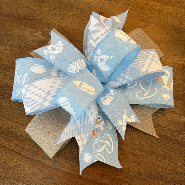 Baby Boy Wreath Etsy