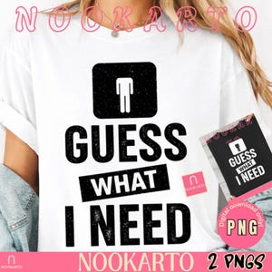 Rolig meme-t-shirt: Gissa vad jag behöver, Y2K-humor